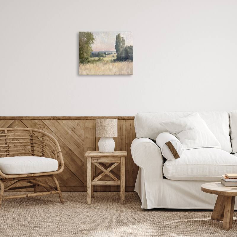 Stupell Tranquil Abstract Countryside Canvas Wall Art Design By Petal Prints Design