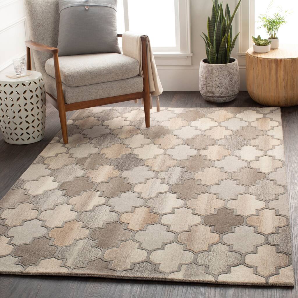 Fedele Transitional Area Rug - 8' x 10' Kidney