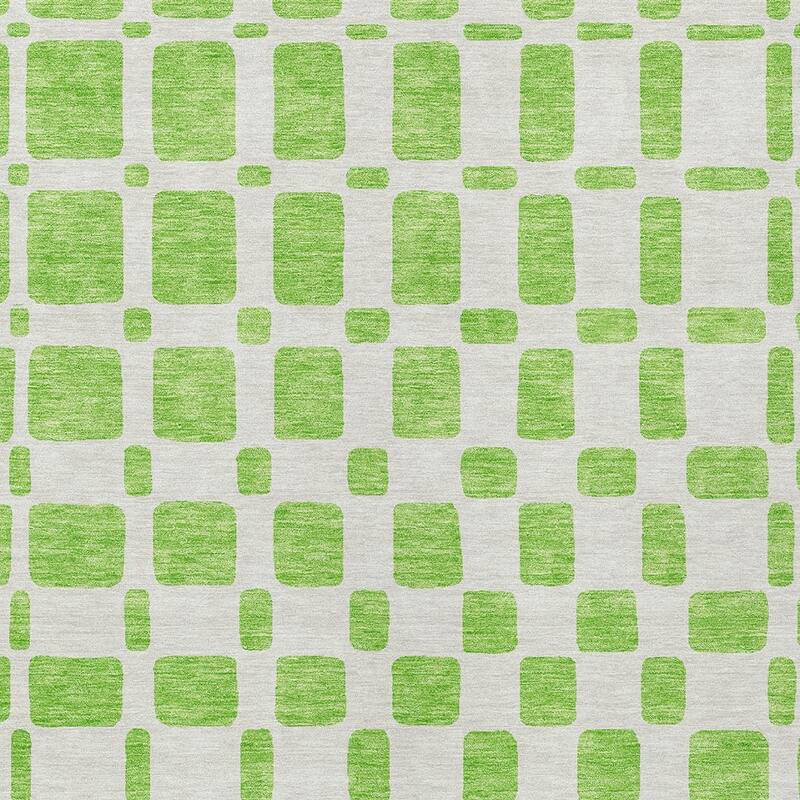 HomeRoots Geometric Transitional Rectangle Outdoor Rug