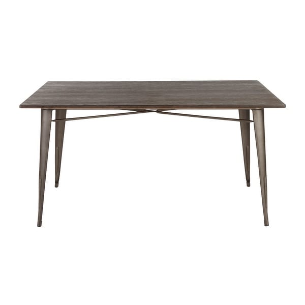 Carbon Loft Boyer Industrial Farmhouse 59-inch Dining Table. Opens flyout.