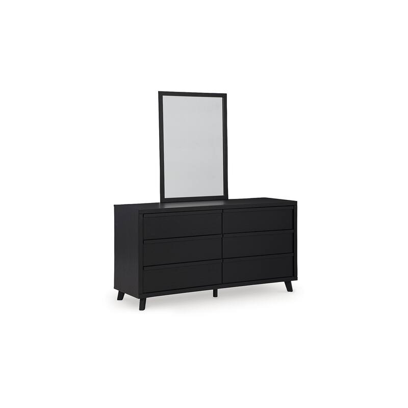 Signature Design by Ashley Danziar Black Dresser and Mirror