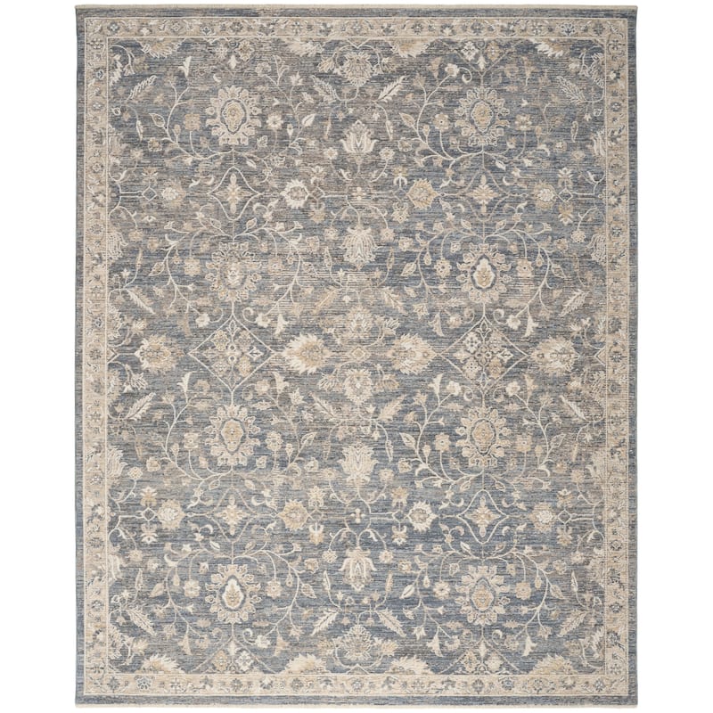 Nourison Harbor Indoor only Persian Area Rug - 5'3" x 7'6" - Blue