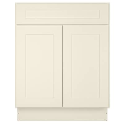 27 in. W x 21 in. D x 34.5 in. H Bath Vanity Cabinet without Top