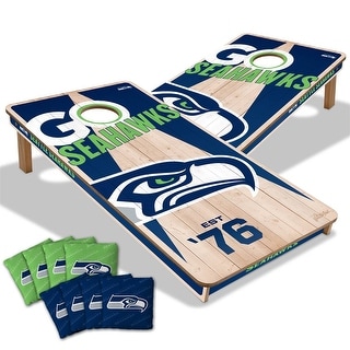 Seattle Seahawks NFL 2x4 Cornhole Board Set