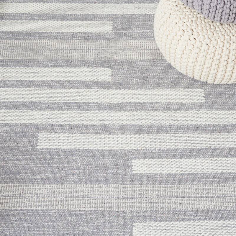 SAFAVIEH Handmade Striped Kilim Hayley Modern Cotton Rug