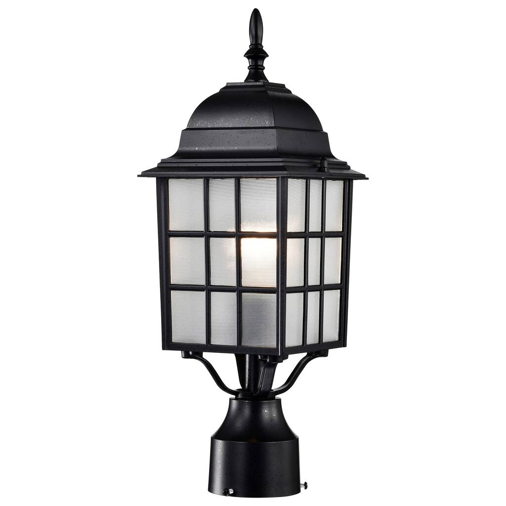 Nuvo 'Adams' 1-light Textured Black 17-inch Post Fixture