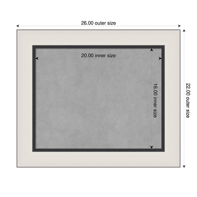 Amanti Art Ellie Brown Silver Framed - 26 x 22 in - Ellie Silver Black