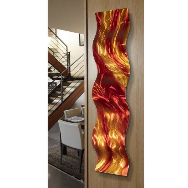 Shop Statements2000 Abstract 3d Metal Wall Art Modern Hanging Sculpture By Jon Allen Overstock 12456048