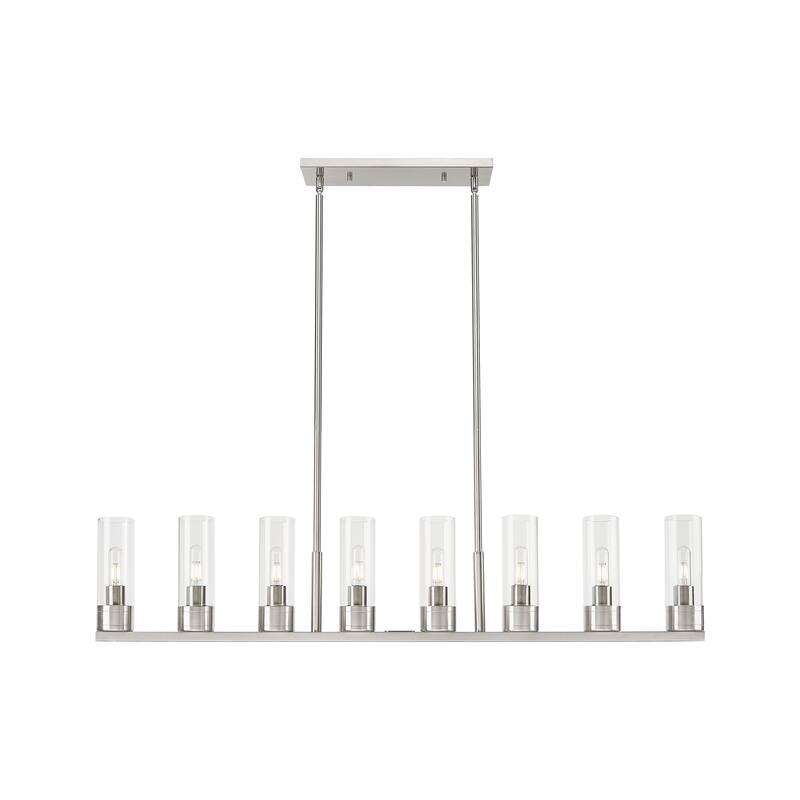 Innovations Lighting Downtown Urban - Boreas - 6 Light 48" Stem Hung Island Light with 8" Shades