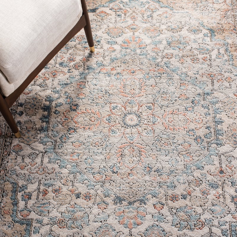 SAFAVIEH Oregon Aurilla Shabby Chic Medallion Rug