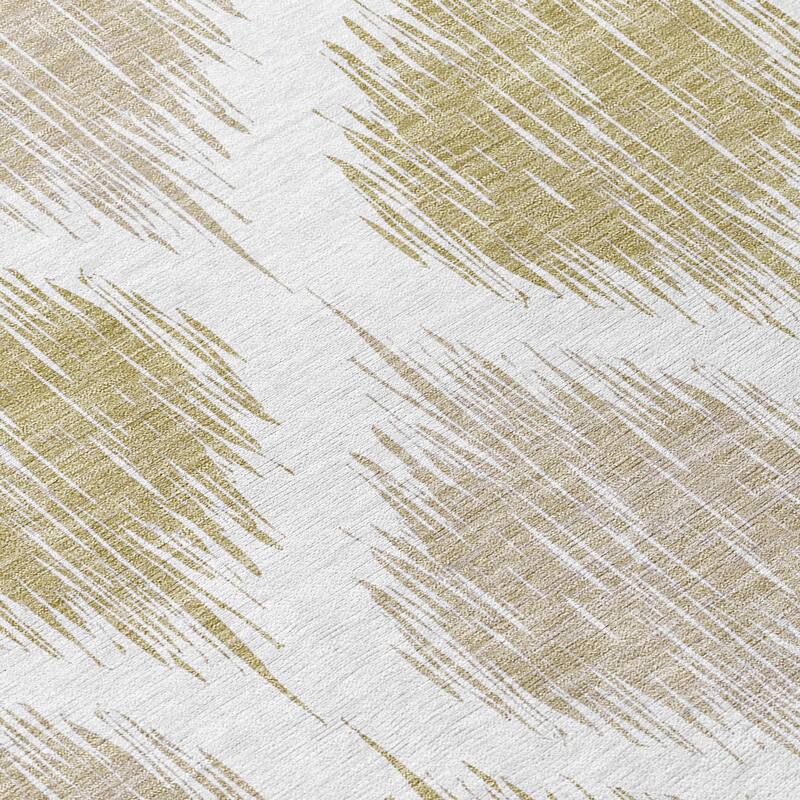 Machine Washable Indoor/ Outdoor Chantille Contemporary Geo Rug