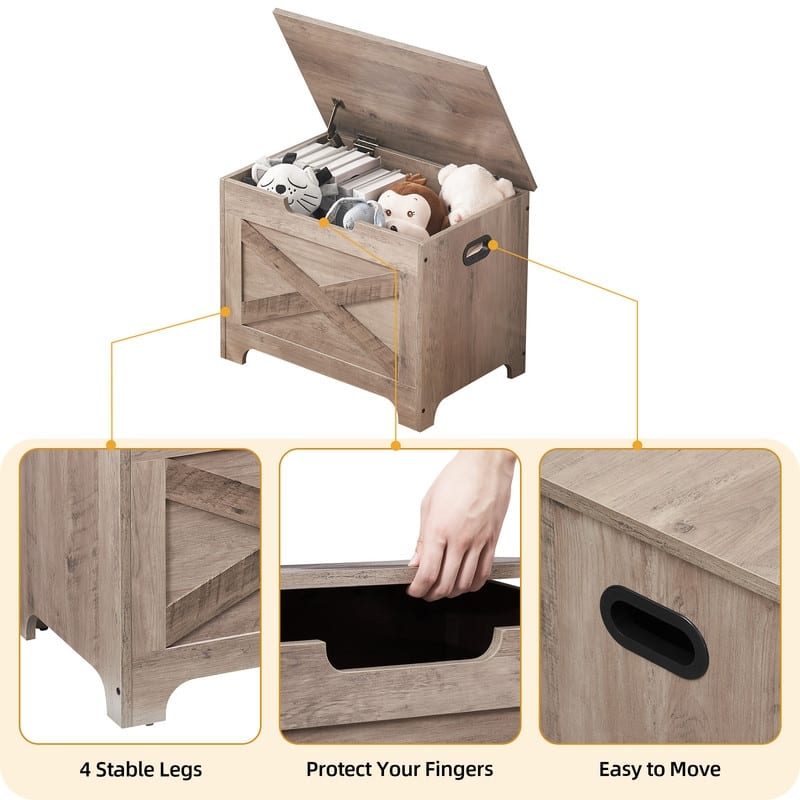 X-Shaped Storage Box Stool