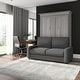 preview thumbnail 3 of 10, Versatile Full Murphy Bed with Sofa (73W) by Bestar