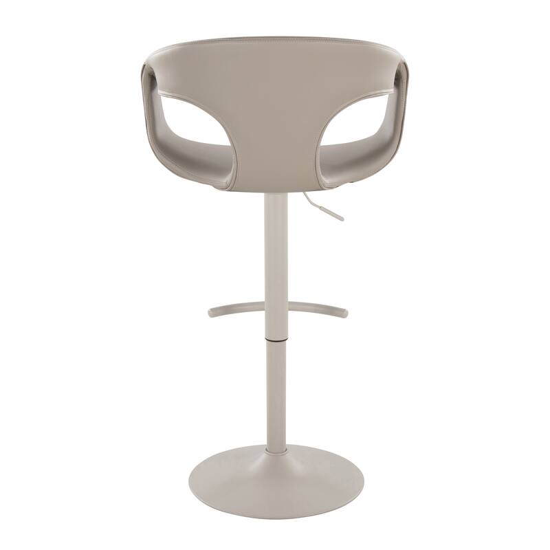 Porch & Den Saurya Adjustable Bar Stool with Rounded T Footrest (Set of 2)