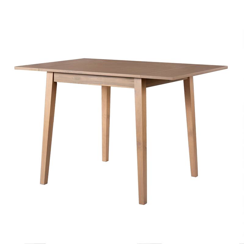 Roomfitters 29 to 45 Inch Extendable Dining Table, Folding Kitchen Table for 4, Space Saving Small Dining Table