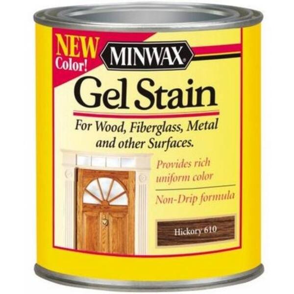 Minwax 66100 Interior Gel Stain, Quart, Hickory Bed Bath & Beyond