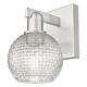 Option Brushed Satin Nickel / Clear Basketweave