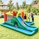 preview thumbnail 2 of 10, Costway Slide Water Park Climbing Bouncer Splash Pool Pendulum Tunnel - See Details
