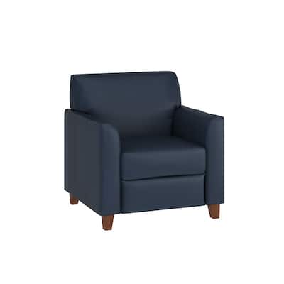 LeatherSoft Chair with Clean Line Stitched Frame - 30.5"W x 29"D x 31.5"H