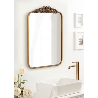Kate and Laurel Laubry Ornate Framed Wall Mirror