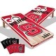 preview thumbnail 1 of 4, NC State Wolfpack NCAA 2x4 Cornhole Board Set Include Carrying Case