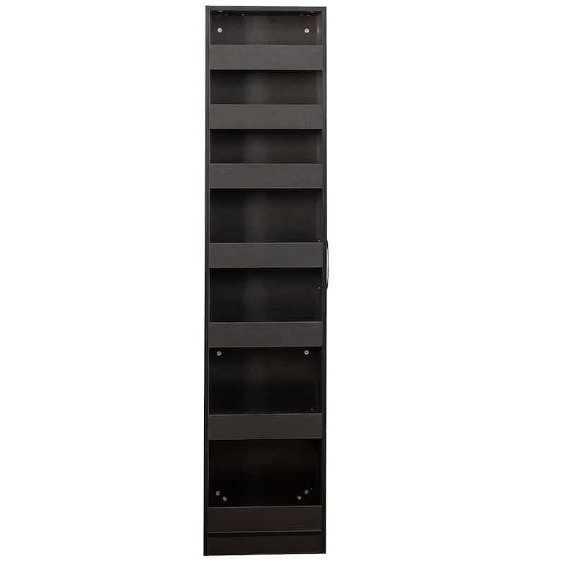 7 Tier Multi-Functional Pull-Out Multi-Tier Storage Single-Sided Open Shelf For Kitchen, Living Room & Narrow Spaces