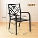 preview thumbnail 14 of 16, Outdoor Patio Stackable Dining Chairs Set of 4/6