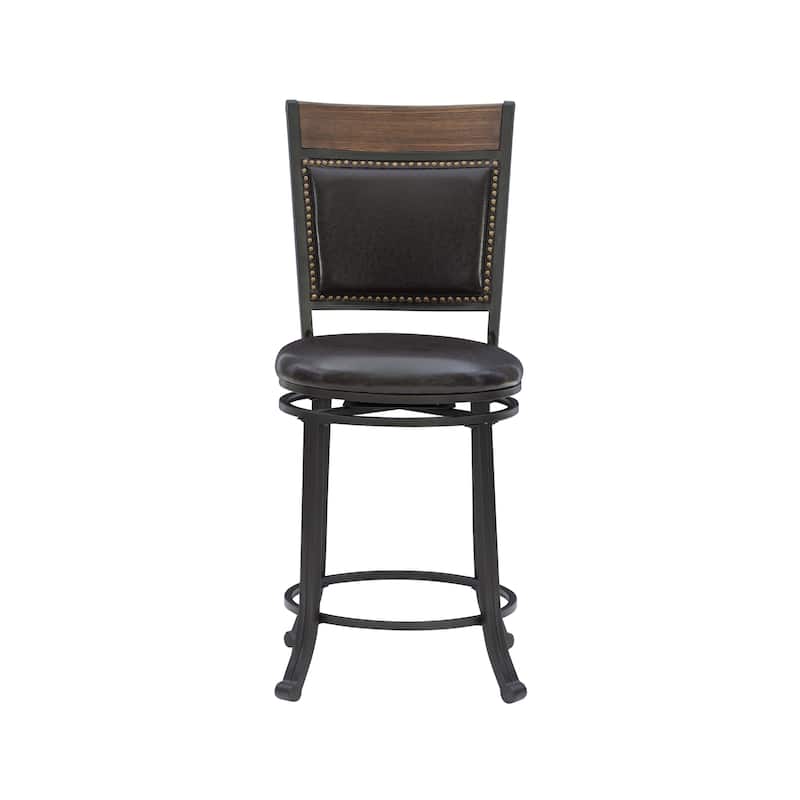 Linon Franklin Swivel Counter Stool