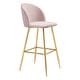 preview thumbnail 1 of 14, Bridle Ridge Bar Chair Pink & Gold Pink/Gold