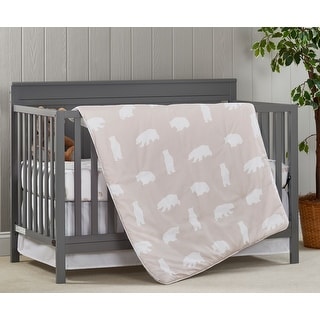Oxford Baby Beary Cute, 3 Pc Crib Bedding Set