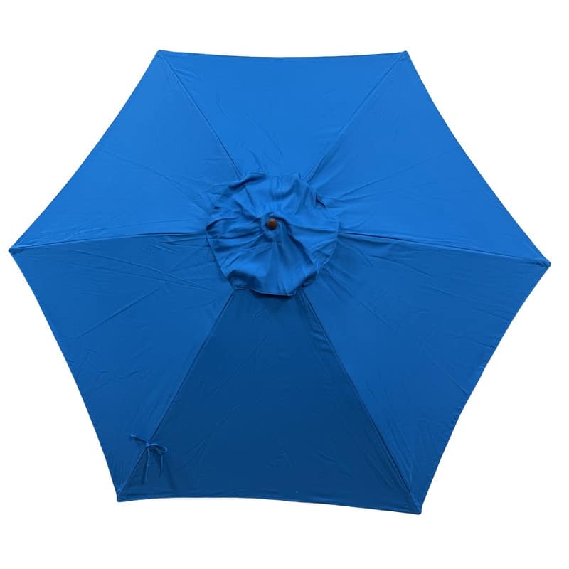 Tropishade 9 ft. Aluminum Bronze Patio Umbrella, Blue cover