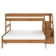 preview thumbnail 21 of 26, Max and Lily Modern Farmhouse Twin XL Over Queen Bunk Bed With Staircase