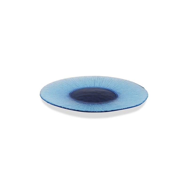 Set of 4 Organic Shaped Chargers - Side Plate