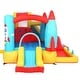 preview thumbnail 9 of 8, 420D 840D Oxford cloth jump surface rocket with fan inflatable castle n001 - 131.10 x 108.27 x 72.83