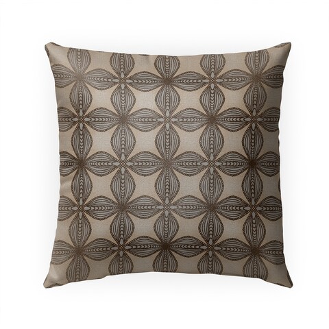 DOGWOOD FLOWER BEIGE Indoor Outdoor Pillow By Kavka Designs