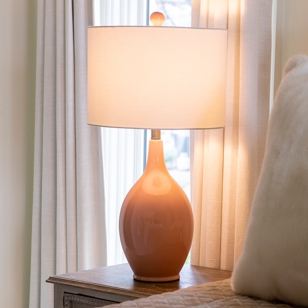 Decor therapy ceramic table lamp sales