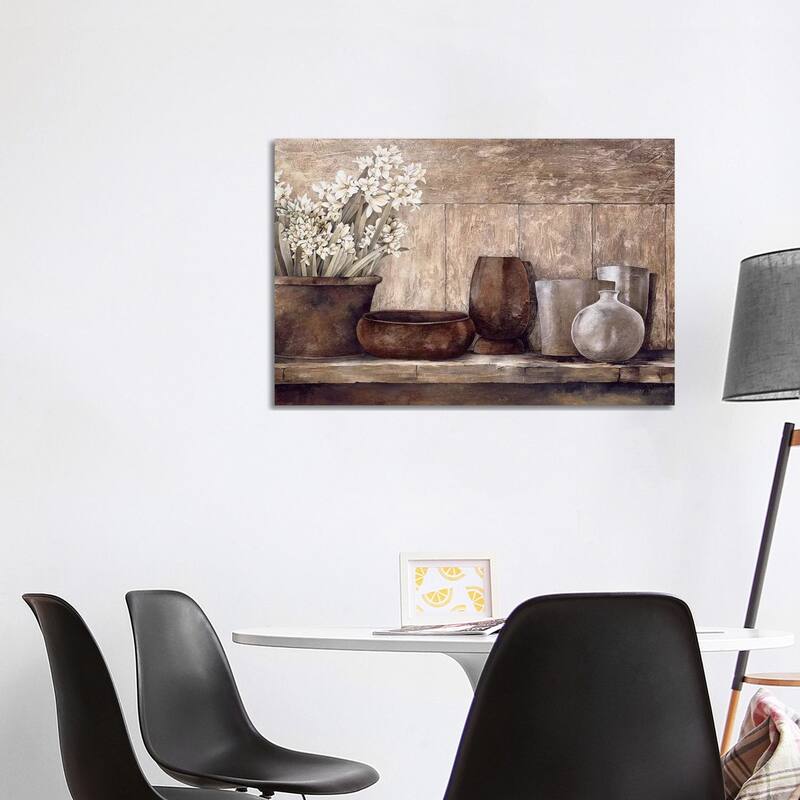 iCanvas "Hyacinth On A Sideboard" by Linda Thompson Canvas Print - 26x40x1.5