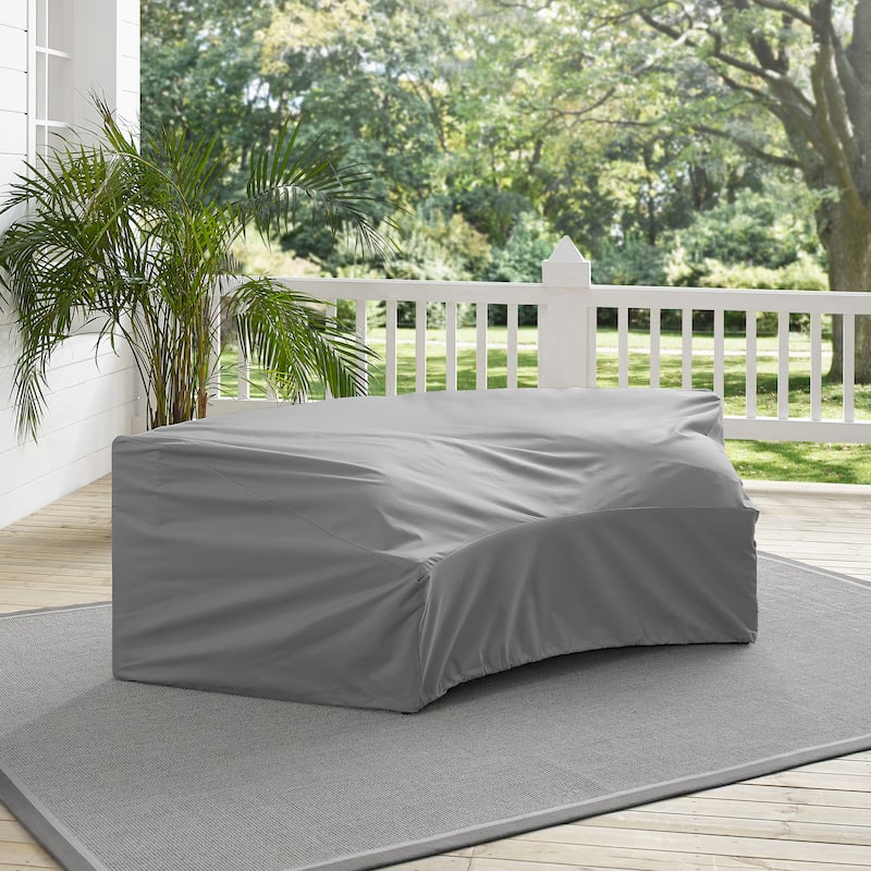 Crosley Outdoor Catalina Round Sectional Furniture Cover - 82.68 "W x 31.5 "D x 26 "H