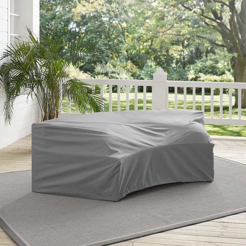 Crosley Outdoor Catalina Round Sectional Furniture Cover - 82.68 "W x 31.5 "D x 26 "H