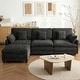 preview thumbnail 20 of 66, MCombo 111.8'' Modular Sectional Sofa Couch with Reversible Ottoman for Living Room, L Shaped Sofa, FSC Certified