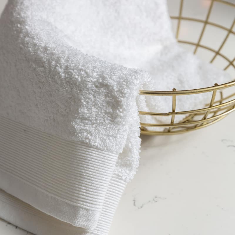 Fabstyles Camelot Hand Towel 600 GSM Zero-Twist Cotton Set of 4 - 16"x28"