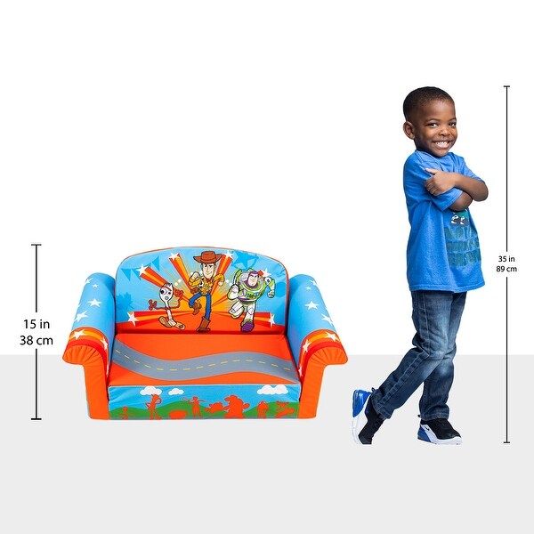 Marshmallow Furniture 2 in 1 Flip Open Couch Sofa Toddler Furniture Toy Story 16.5 x 26 x 15 inches On Sale Bed Bath Beyond 35087743