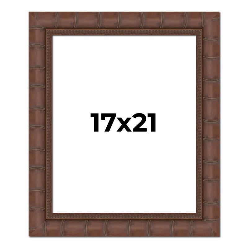 17x21 Frame Pewter Solid Wood Picture Frame Width 1.625 Inches | Interior Frame Depth 0.6875 Inches