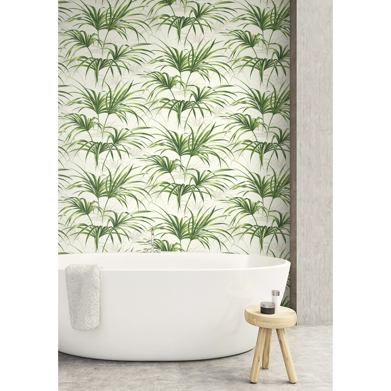 Shop Nextwall Tropical Palm Leaf Peel And Stick Removable