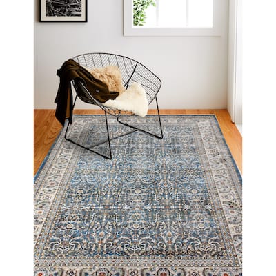 Bashian Graeme Blue Transitional Area Rug