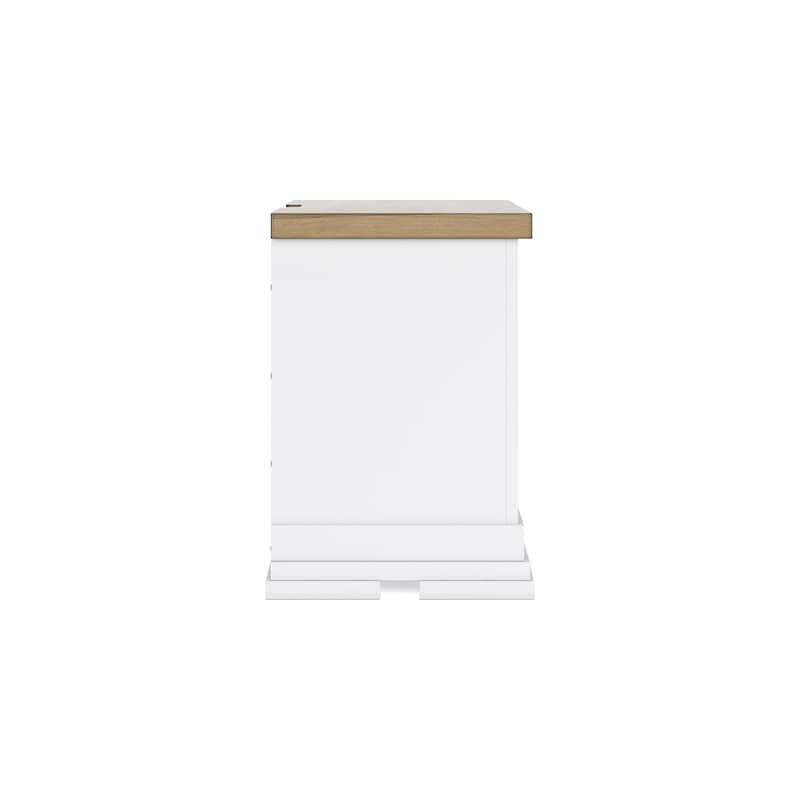 Signature Design by Ashley Ashbryn White/Natural Nightstand