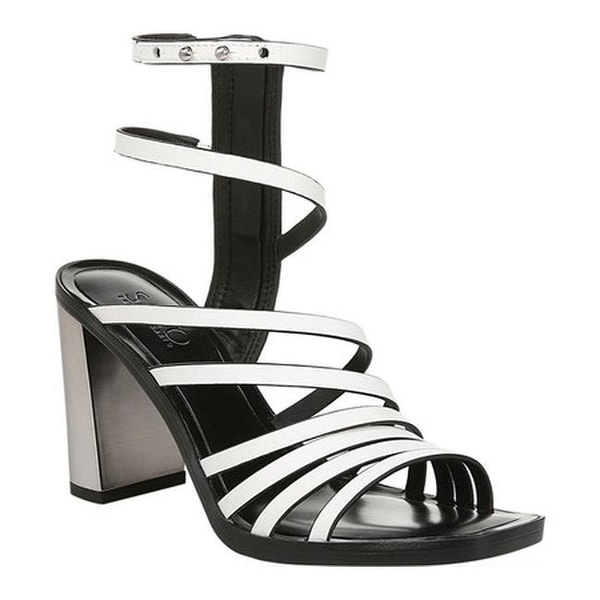 franco sarto white sandals