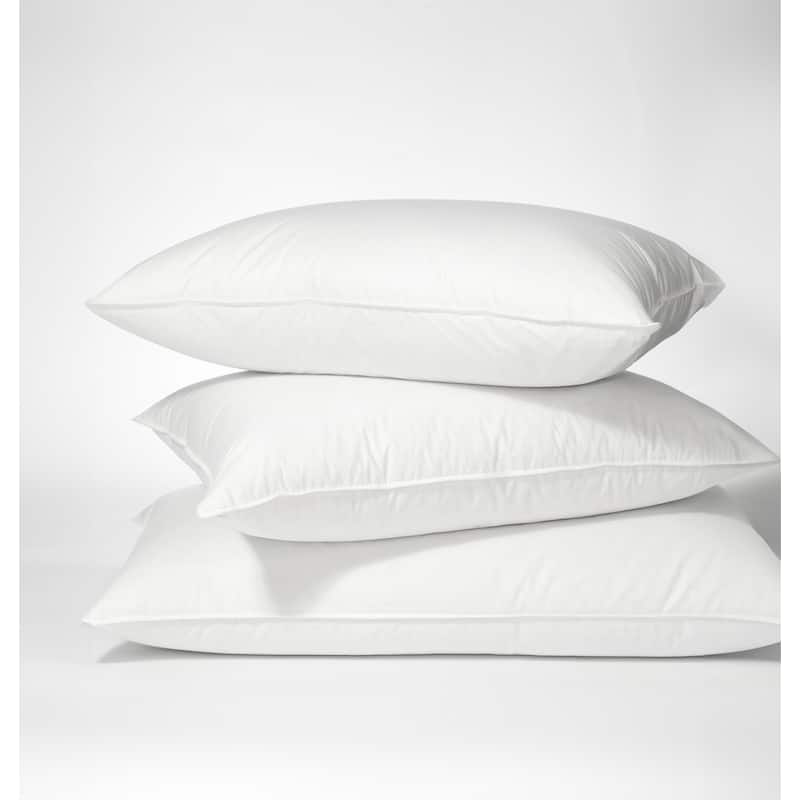 Tencel Natural Cotton Shell 750 Fill Power Hungarian White Goose Down Cooling Cloud-like Pillow Manufactured in Canada