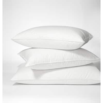 Tencel Natural Cotton Shell 750 Fill Power Hungarian White Goose Down Cooling Cloud-like Pillow Manufactured in Canada