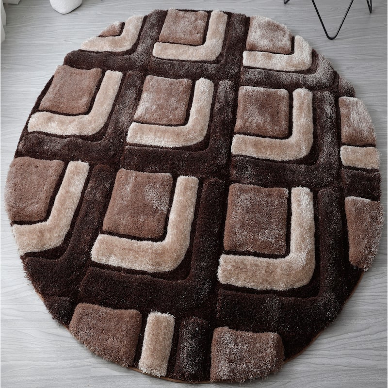 Mateos Shag Contemporary Designed Area Rug